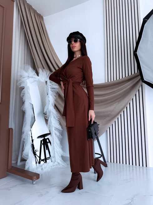 Suknelė "GREECE 24223" - CHOCO